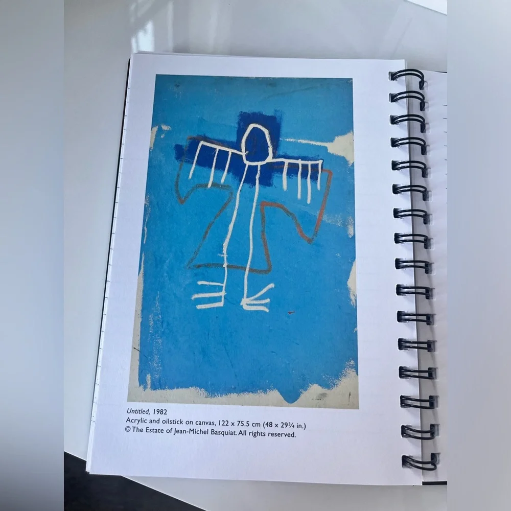 NEW! JEAN-MICHEL BASQUIAT SPIRAL BOUND LINED BLANK JOURNAL NWT